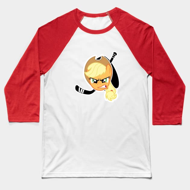 Applejack (Wolves) Baseball T-Shirt by euryoky